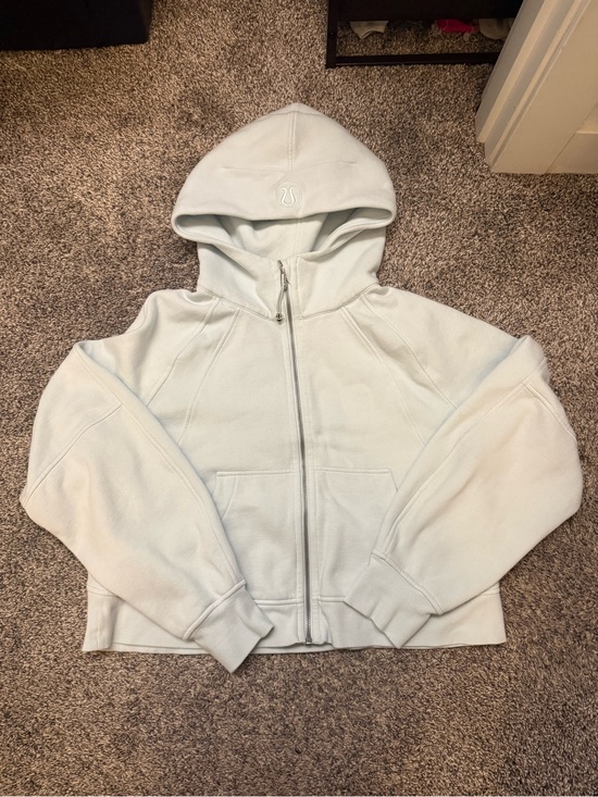 lululemon athletica Tops - Lululemon Pale Blue Full-Zip Scuba